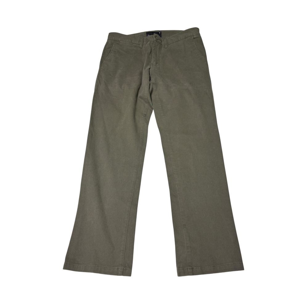 Tavik Modern Beach Culture Mens Chino Pants Olive 30X29 Straight Leg Stretch
